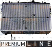 8MK 376 762-691 HELLA chladič motora 8MK 376 762-691 HELLA