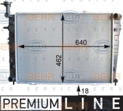 8MK 376 763-211 HELLA chladič motora 8MK 376 763-211 HELLA