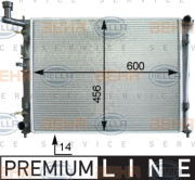 8MK 376 763-711 HELLA chladič motora 8MK 376 763-711 HELLA