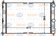 8MK 376 766-551 HELLA chladič motora 8MK 376 766-551 HELLA