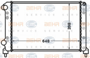 8MK 376 767-691 HELLA chladič motora 8MK 376 767-691 HELLA