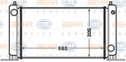 8MK 376 767-721 HELLA chladič motora 8MK 376 767-721 HELLA