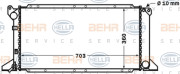 8MK 376 768-181 HELLA chladič motora 8MK 376 768-181 HELLA