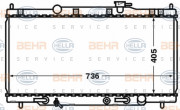 8MK 376 768-321 HELLA chladič motora 8MK 376 768-321 HELLA