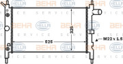 8MK 376 771-051 HELLA chladič motora 8MK 376 771-051 HELLA