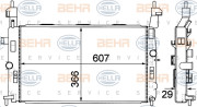 8MK 376 771-221 HELLA chladič motora 8MK 376 771-221 HELLA