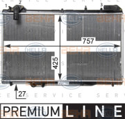 8MK 376 771-681 HELLA chladič motora 8MK 376 771-681 HELLA