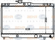 8MK 376 773-561 HELLA chladič motora 8MK 376 773-561 HELLA