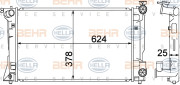 8MK 376 773-691 HELLA chladič motora 8MK 376 773-691 HELLA