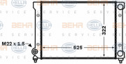 8MK 376 773-721 HELLA chladič motora 8MK 376 773-721 HELLA