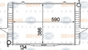 8MK 376 774-191 HELLA chladič motora 8MK 376 774-191 HELLA