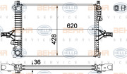 8MK 376 774-221 HELLA chladič motora 8MK 376 774-221 HELLA