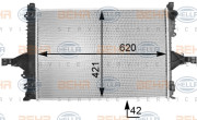 8MK 376 774-231 HELLA chladič motora 8MK 376 774-231 HELLA