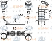 8ML 376 776-611 Chladič turba HELLA