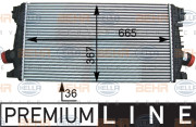 8ML 376 777-281 HELLA chladič plniaceho vzduchu 8ML 376 777-281 HELLA