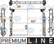 8MK 376 781-561 HELLA chladič motora 8MK 376 781-561 HELLA