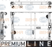 8MK 376 782-071 HELLA chladič motora 8MK 376 782-071 HELLA