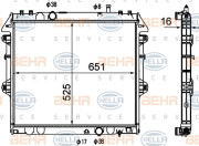 8MK 376 790-181 HELLA chladič motora 8MK 376 790-181 HELLA