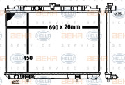 8MK 376 790-301 HELLA chladič motora 8MK 376 790-301 HELLA