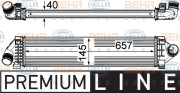 8ML 376 791-761 HELLA chladič plniaceho vzduchu 8ML 376 791-761 HELLA