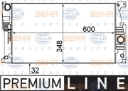 8MK 376 791-791 HELLA chladič motora 8MK 376 791-791 HELLA