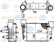 8ML 376 899-061 HELLA chladič plniaceho vzduchu 8ML 376 899-061 HELLA