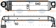 8ML 376 899-101 HELLA chladič plniaceho vzduchu 8ML 376 899-101 HELLA