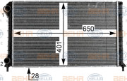 8MK 376 900-061 HELLA chladič motora 8MK 376 900-061 HELLA