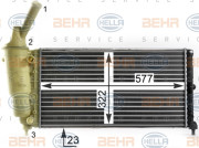 8MK 376 900-241 HELLA chladič motora 8MK 376 900-241 HELLA