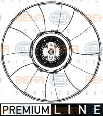 8MV 376 906-781 HELLA ventilátor chladenia motora 8MV 376 906-781 HELLA