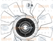 8MV 376 907-041 HELLA ventilátor chladenia motora 8MV 376 907-041 HELLA