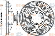 8MV 376 907-231 HELLA spojka ventilátora chladenia 8MV 376 907-231 HELLA