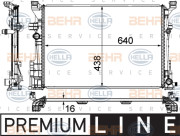 8MK 376 924-011 HELLA chladič motora 8MK 376 924-011 HELLA