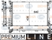 8MK 376 924-021 HELLA chladič motora 8MK 376 924-021 HELLA