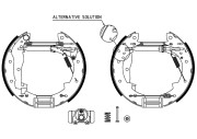 8DB 355 004-251 Sada brzdových čelistí Shoe Kit Pro HELLA