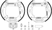 8DB 355 022-631 HELLA sada brzdových čeľustí 8DB 355 022-631 HELLA