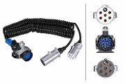 8JA 005 952-041 Kabel adaptéru, zásuvka přívěsu HELLA