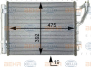 8FC 351 303-221 HELLA kondenzátor klimatizácie 8FC 351 303-221 HELLA