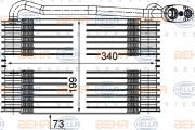 8FV 351 210-171 HELLA výparník klimatizácie 8FV 351 210-171 HELLA