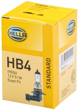 8GH 005 636-121 HELLA žárovka HB4 (9006) (řada Standard) | 12V 51W | 8GH 005 636-121 HELLA