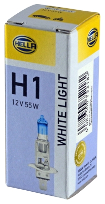 8GH 223 498-111 HELLA Žárovka H1 (řada White light) | 12V 55W | 4200K | 8GH 223 498-111 HELLA