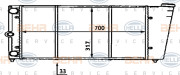 8MK 376 716-731 HELLA chladič motora 8MK 376 716-731 HELLA