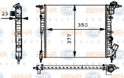 8MK 376 717-361 HELLA chladič motora 8MK 376 717-361 HELLA