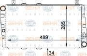 8MK 376 764-061 HELLA chladič motora 8MK 376 764-061 HELLA