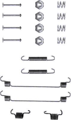 8DZ 355 200-091 HELLA sada príslużenstva brzdovej čeľuste 8DZ 355 200-091 HELLA