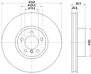 8DD 355 120-641 HELLA brzdový kotúč 8DD 355 120-641 HELLA