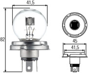 8GD 002 088-071 Zárovka STANDARD HELLA