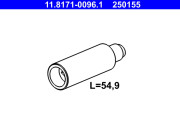 11.8171-0096.1 ATE vodiaci čap brzdového strmeňa 11.8171-0096.1 ATE