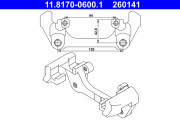 11.8170-0600.1 Držák, brzdový třmen ATE