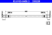 83.6103-0450.3 Brzdová hadice ATE